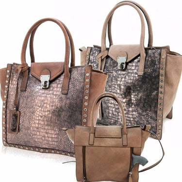 Cameleon Handgun Purses Freya Concealed Carry Handbag Over Shoulder Gun Purse Sandlewood